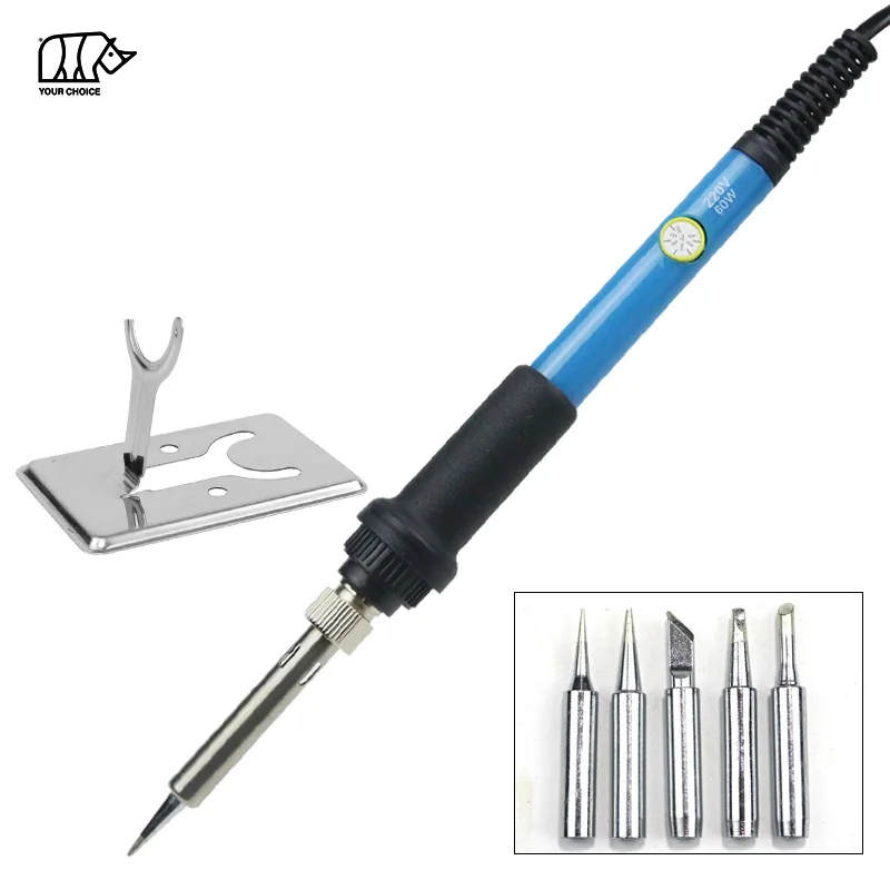 Factory direct sale 80W LCD thermostat electric soldering welding iron thermostat soldering iron 110V soldering iron set tools