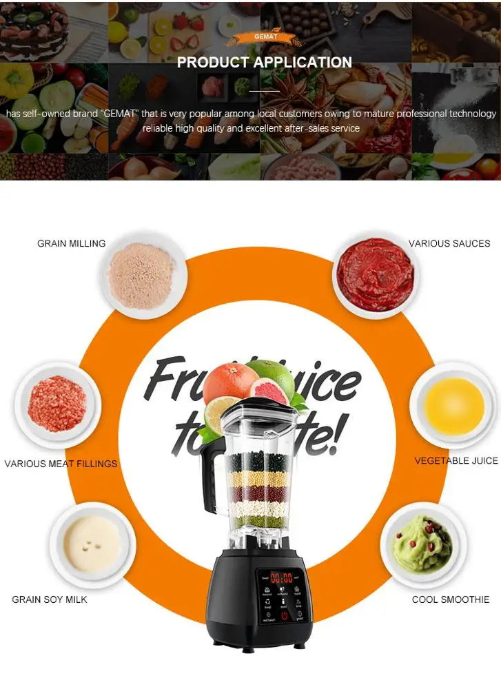 2019 hot products industrial food mixer and blender vitamin blender