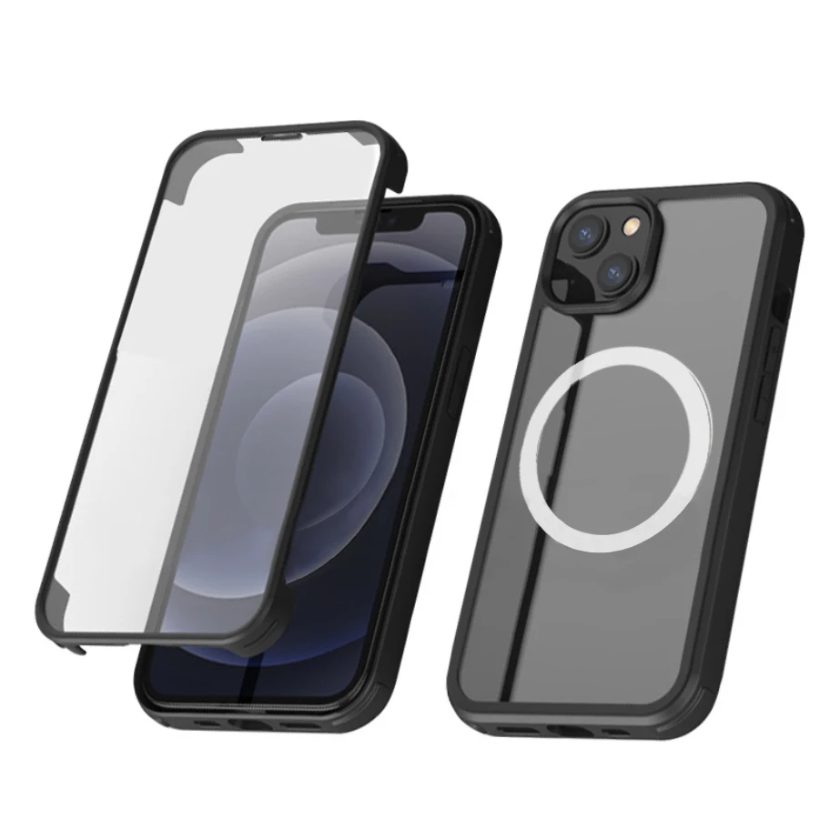 Transparent Smart Custom High Clear Back 2 In 1 Cover Business Phone Protection Clear Phone Case For Iphone 13 Pro Max