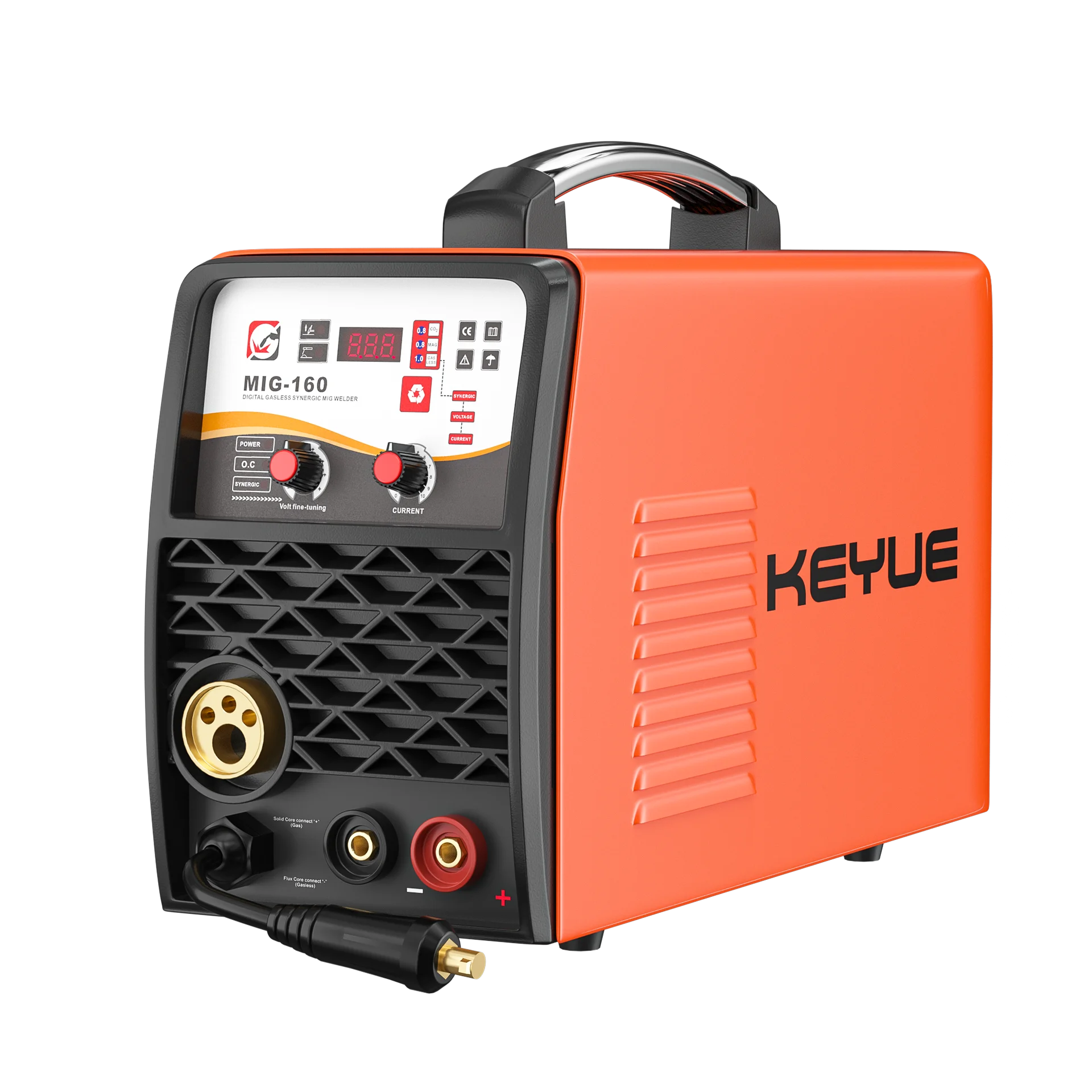 KEYUE hot sale mig welder machine Inverter Welding Machine MMA/MIG 160 single phase aluminium welding machine