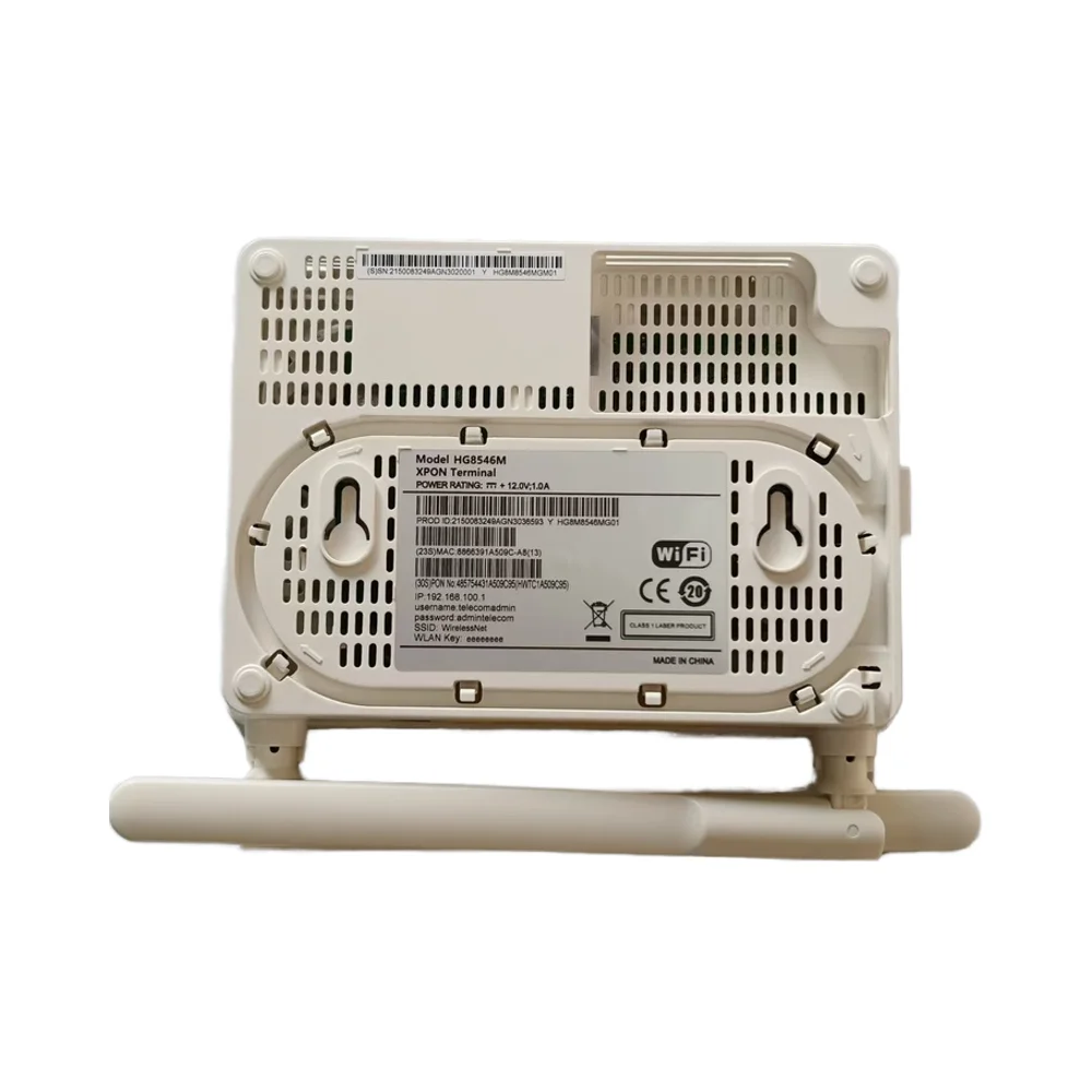 HG8546M Xpon Gpon EPON Modem 1GE+3FE+1POT+1USB+WiFi 2.4g Wifi 5dbi antenna Fiber Optic Network ONT ONU Router