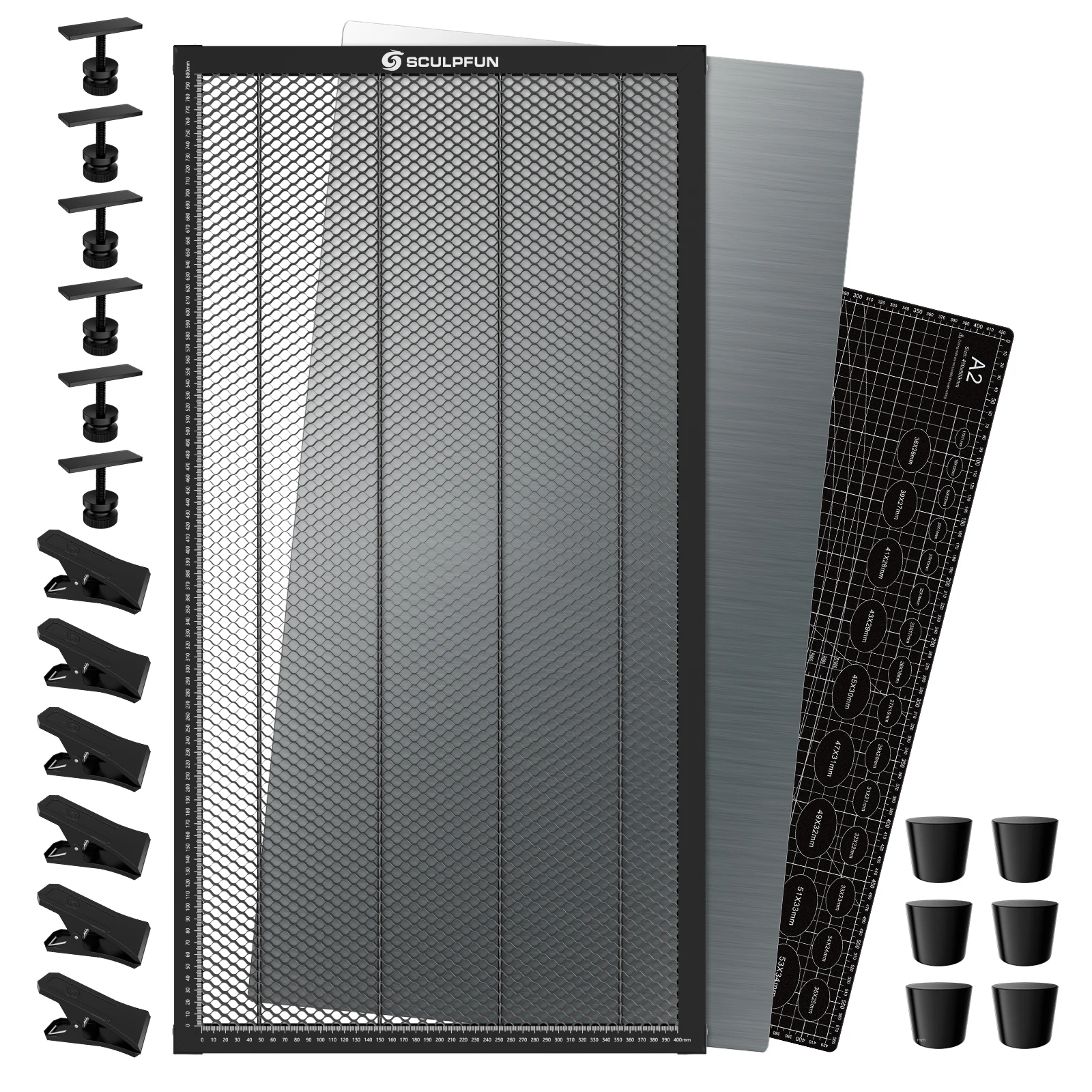 SCULPFUN H3 400x800 мм лазерный гравер сотовый Рабочий стол платформа CO2 диодный гравировальный станок часть