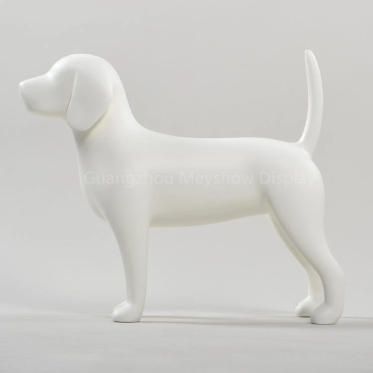 meyshow fiberglass small dog mannequins animal display for shop display