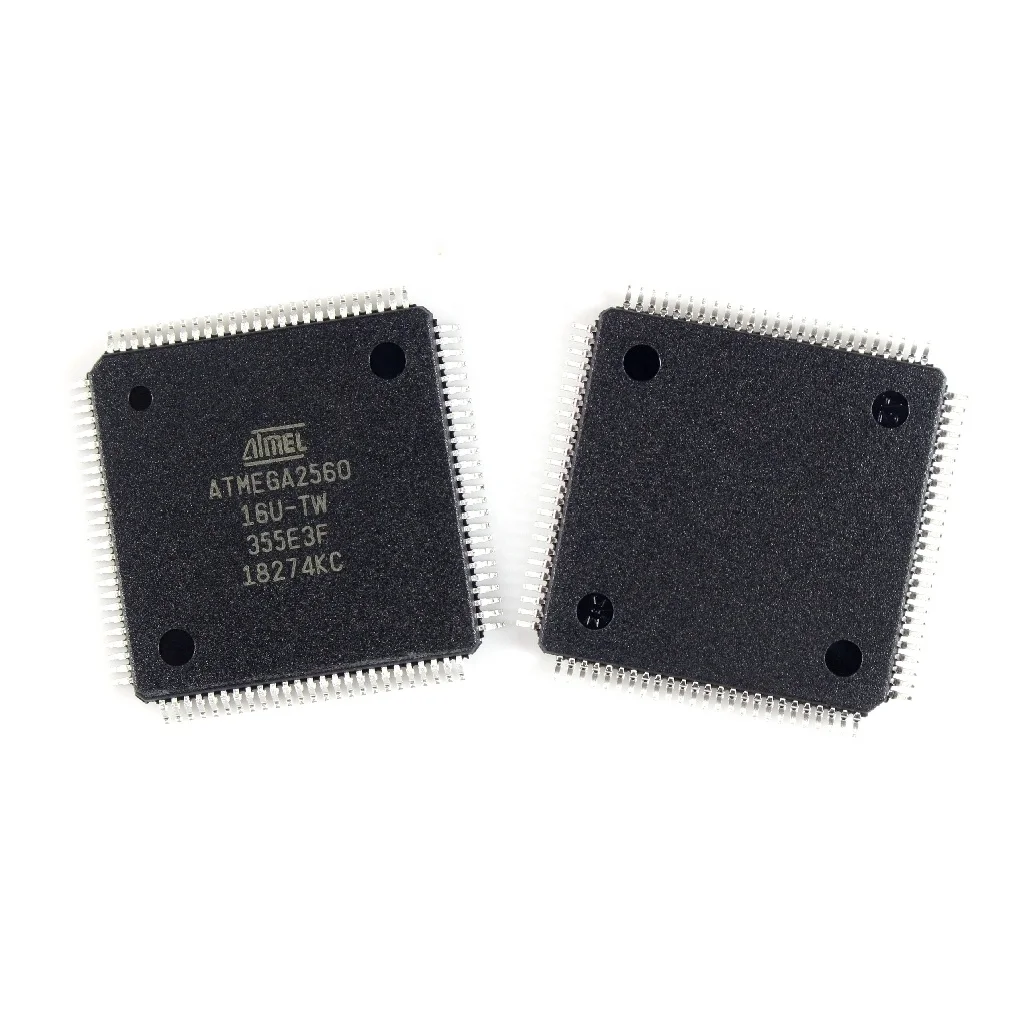 ATMEGA2560-16AU микроконтроллеры и процессоры MCU 8-битный AVR RISC 256KB флэш-памяти 5V 100-Pin QFN ATMEGA2560-16AU