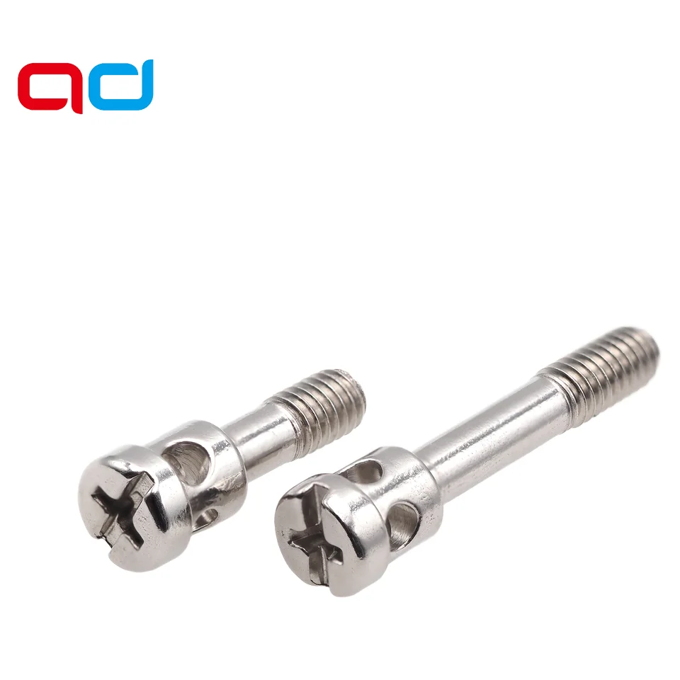 Customized Stainless Steel Non-Standard Meter Electric Meter Screws Perforated Sealing Screws with Step Lead Sealing
