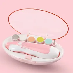 Safe Electric Baby Nail Polish Trimmer Care Kits Kid Adult Toes Finger nails Polisher