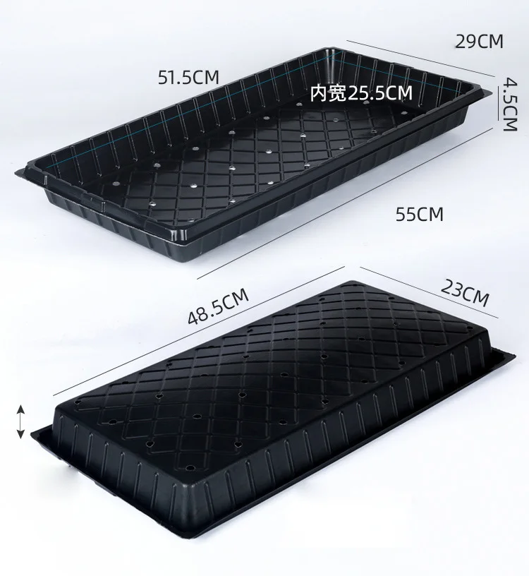 Plastic Germination Plant Tray For Growing Seedlings Vegetable Seed Starter Nursery Tray