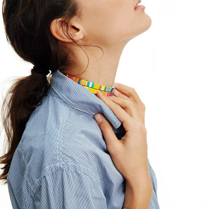 
Promotion Gift Fashion Enamel Jewelry Rainbow Colorful Pink Blue Yellow Colorful Metal Rainbow Bead Necklace Choker 