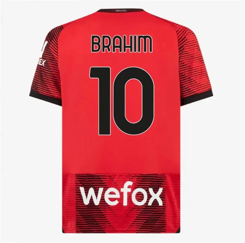 Футбольные майки 23/24 IBRAHIMOVIC GIROUD 2023 футболка THEO BRAHIM TONALI ROMAGNOLI R.LEAO S.CASTILLEJO KESSIE Футбольная форма