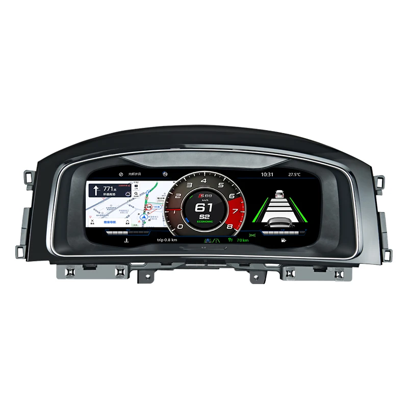 Автомобильный спидометр KANOR 12 3 дюйма с системой Linux для VW Golf7/Sportsvan
