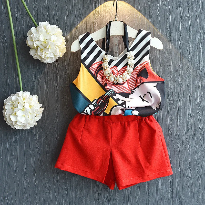 Free Sample Online Shop China Wholesale Kids Girls Boutique Summer Sets For Distributor Indonesia