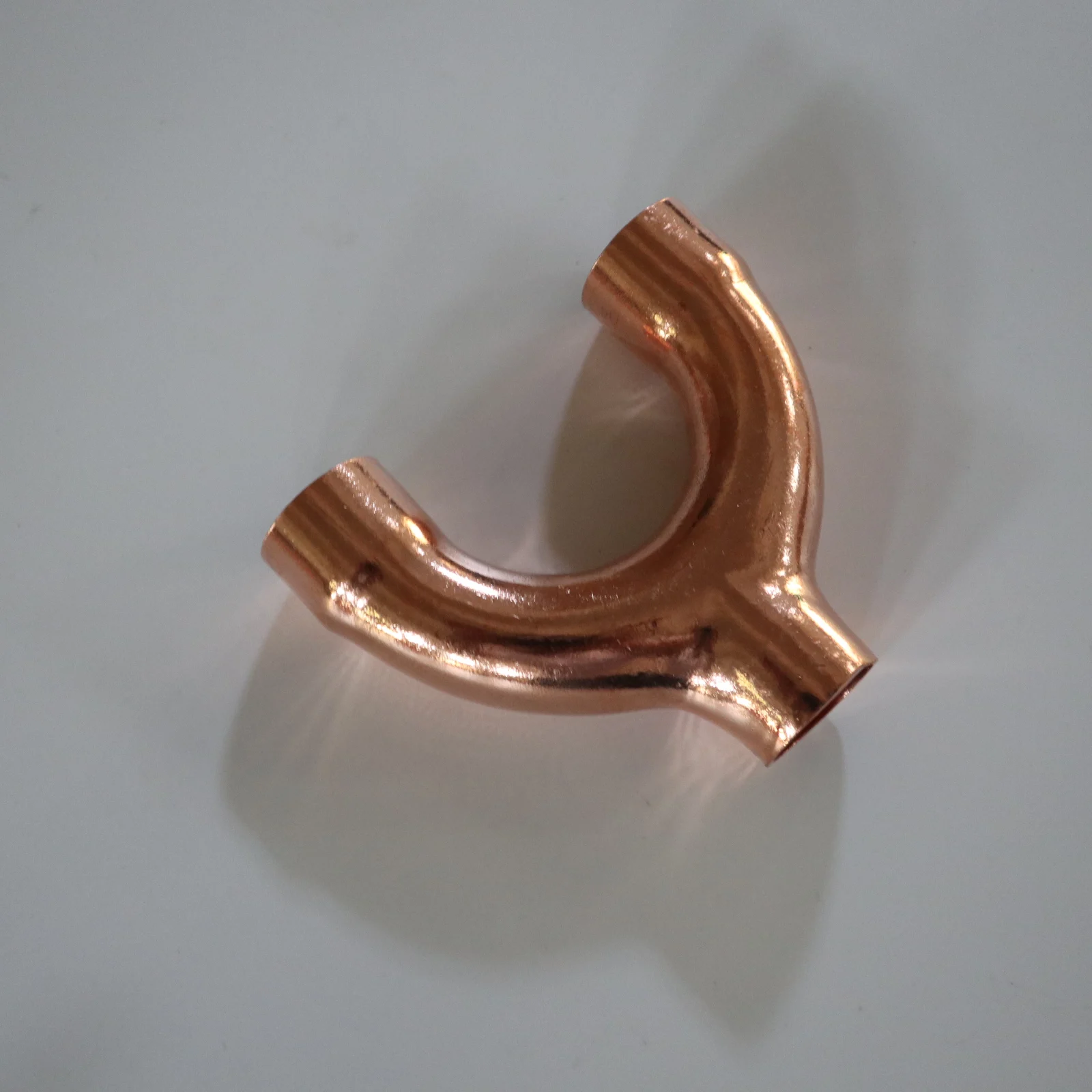 copper Pipe Fittings Equal Tee Y-branch pipe fitting professional DN15 Coupling 1 1/8 Inch Elbow Female Copper Coating