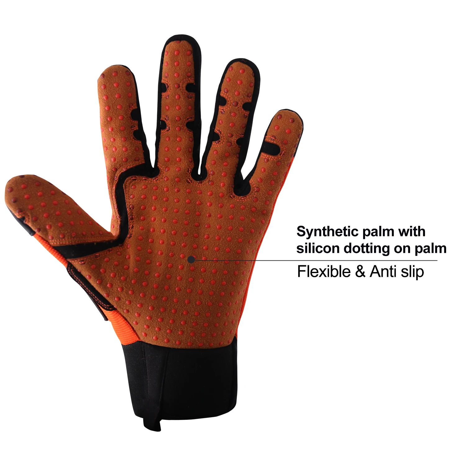 Handlandy cheap TPR protector anti-impact machine construction resistant oil and gas industrial safety working gloves