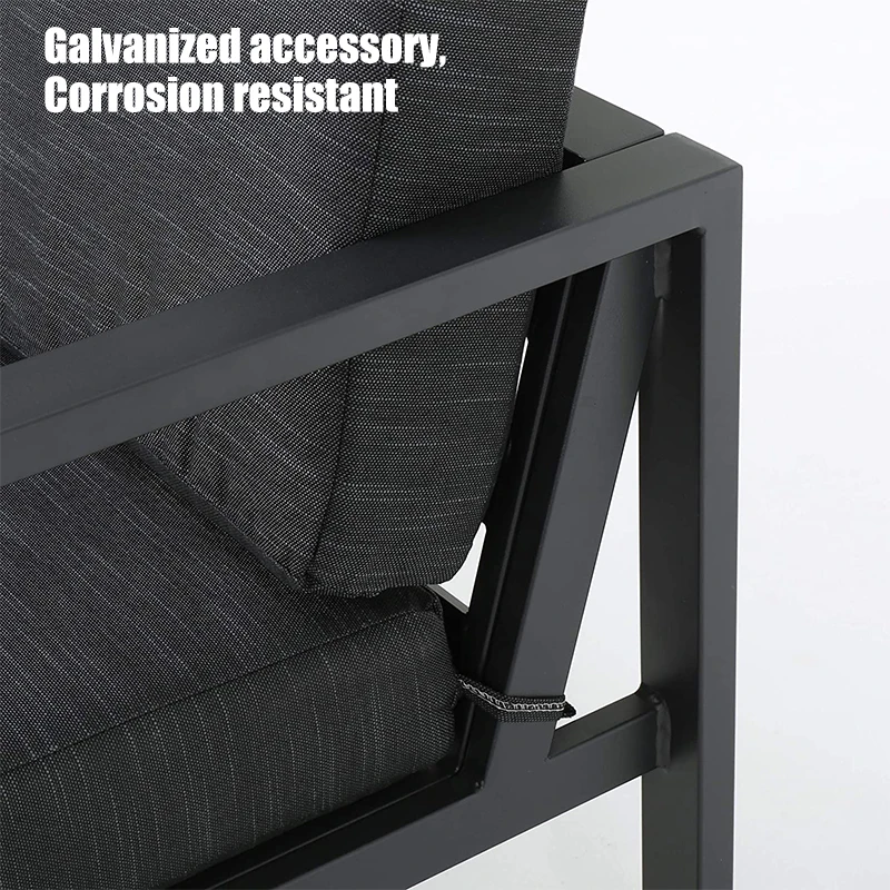 Modern Outdoor Aluminum Furniture Set Garden Table And Chair Set Patio Furniture
