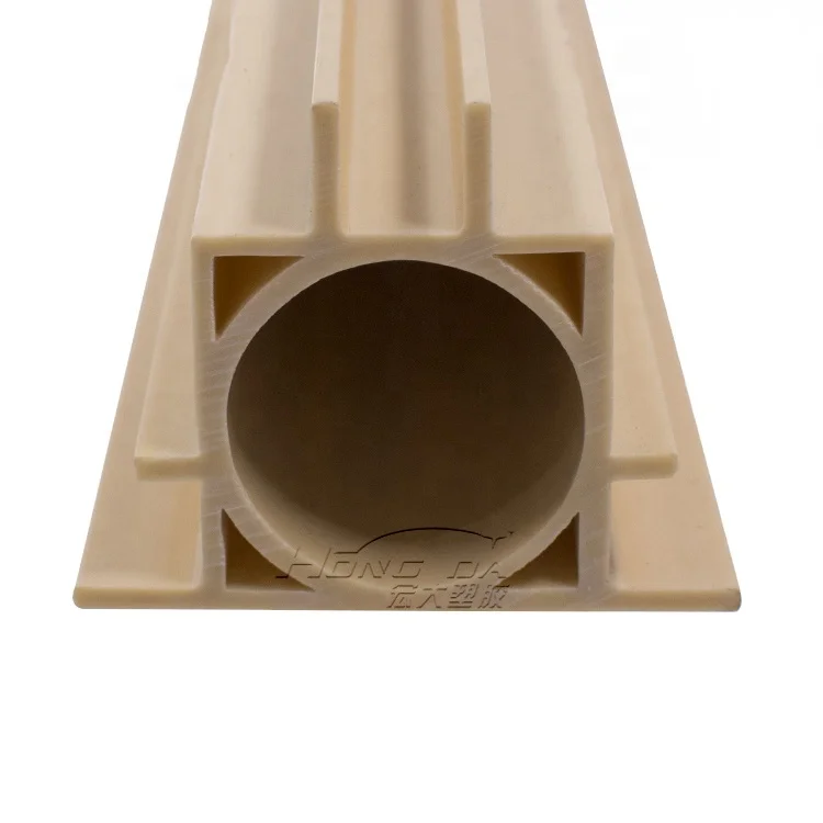promotional best popular cheap price custom size ABS extrusion plastic profiles PVC ABS square profiles for building