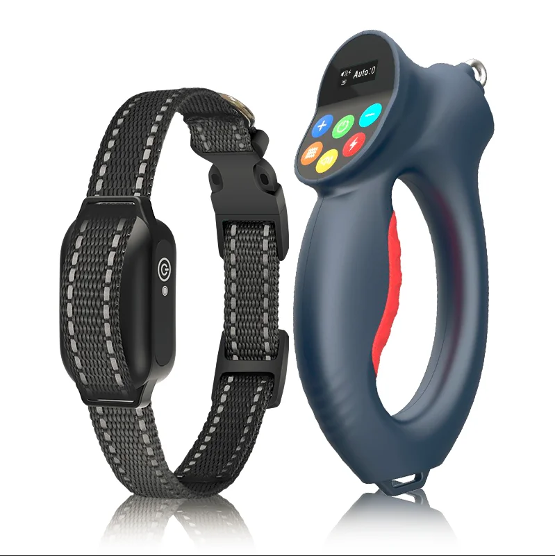 OKKPETS Hot Sale Electronic Dog Training Collar Leash - Adjustable Sound/Vibration/Static Stimuli Shock Collar