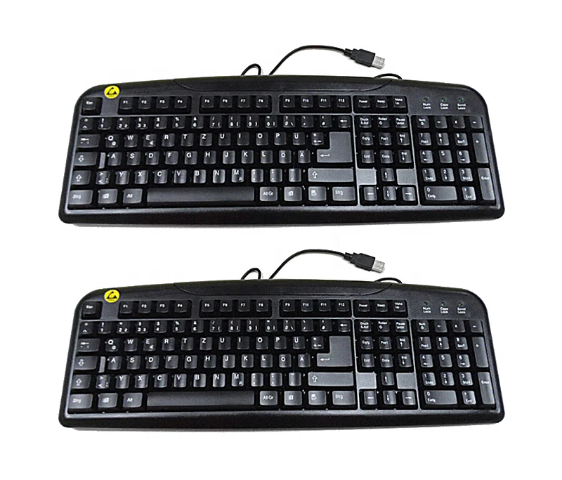 Black Plastic Antistatic Office Cleanroom ESD Clavier Keyboard Mouse