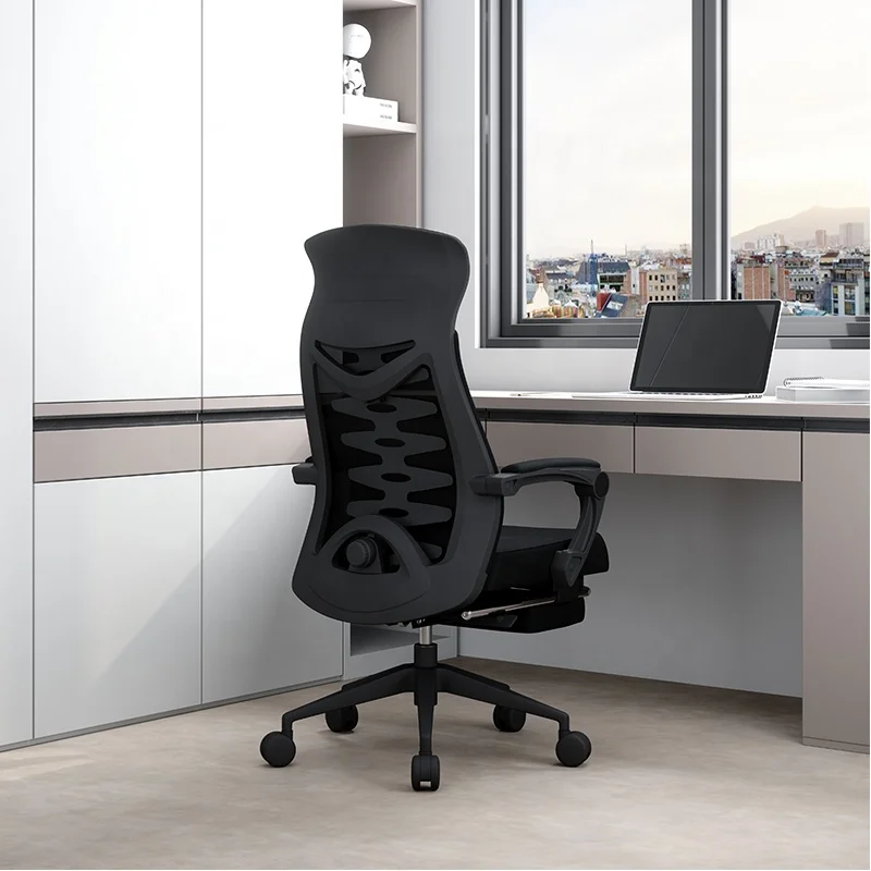 office chair Wesome manager executive office furniture ergonomic chair fabric mesh chair with foot rest