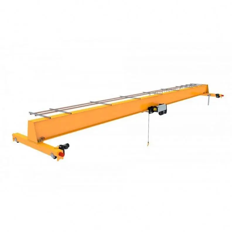 Electric Trolley Travelling Single Beam Bridge Overhead Crane Bridge New Product Provided 2 Ton Engines Truck Crane 6m 8 Wheels
