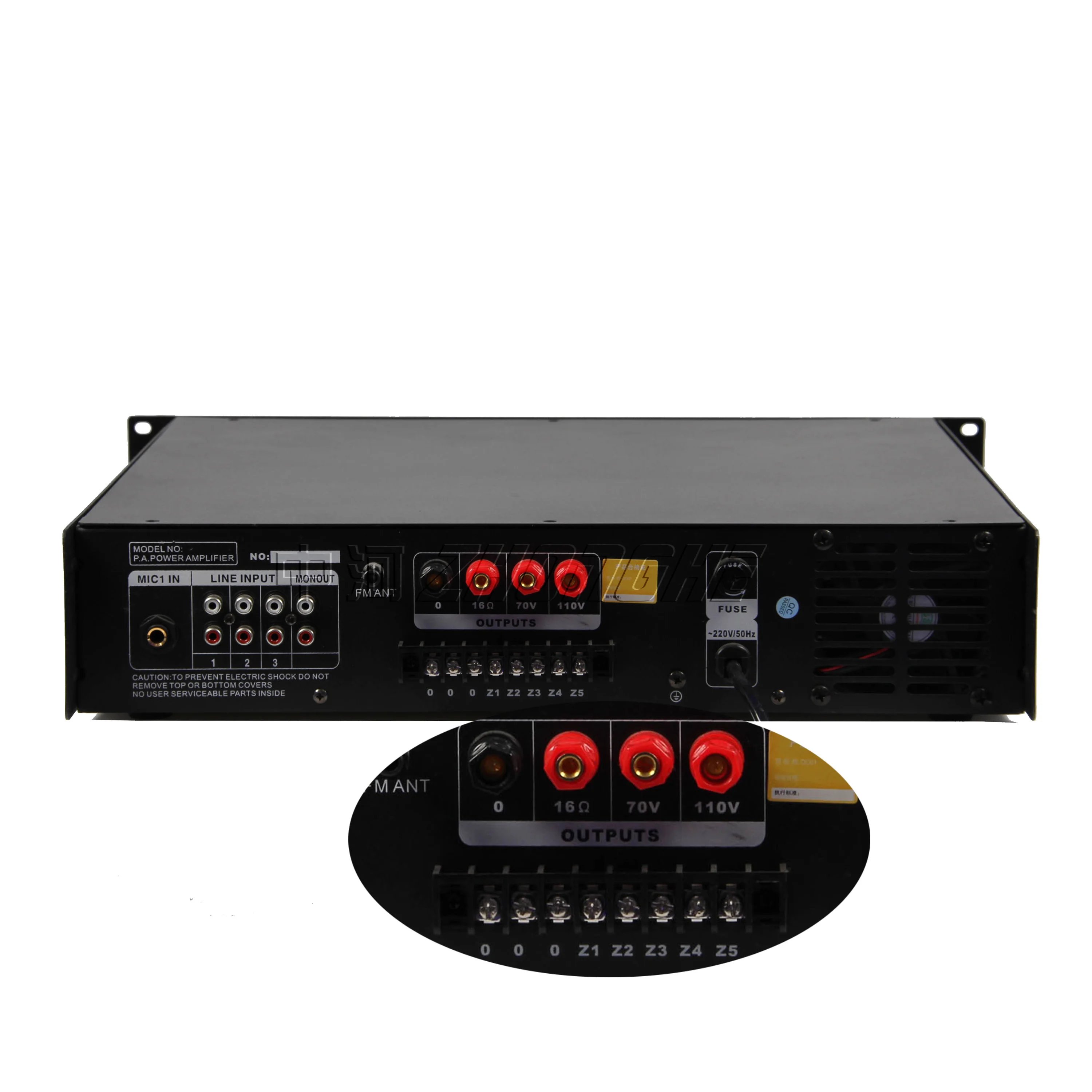 Hot selling professional stereo full range audio power amplifier for pa system