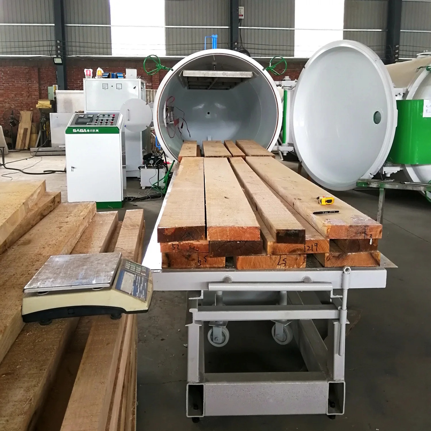 Vacuum Equipment Drying Wood Kiln High Frequency Dryer 3m3