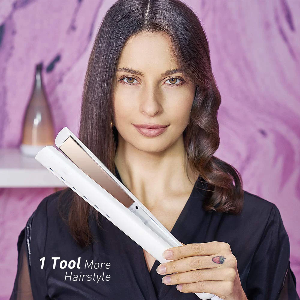 Plancha de Cabello Profesional Rosada на заказ по низкой цене расческа для выпрямления волос выпрямитель утюжок