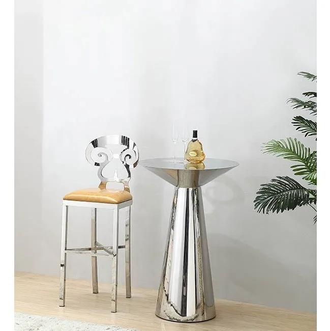 Модная серебряная металлическая стойка для свадебного торта из нержавеющей стали, стол для вечеринок