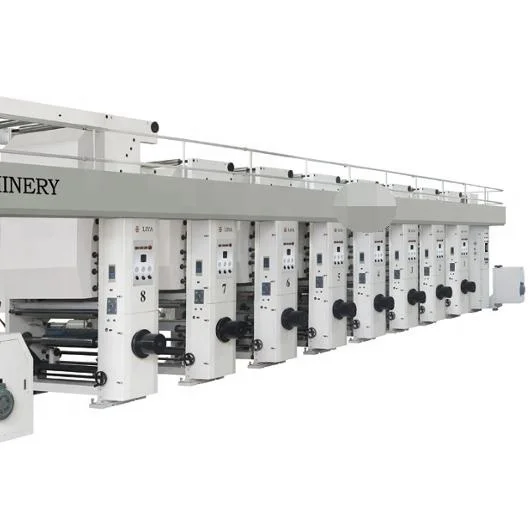 8-цветная высокоскоростная гравировальная печатная машина