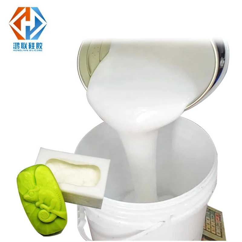 blue color LSR silicone rubber make soap mold, candle mold color customize liquid silicone rubber