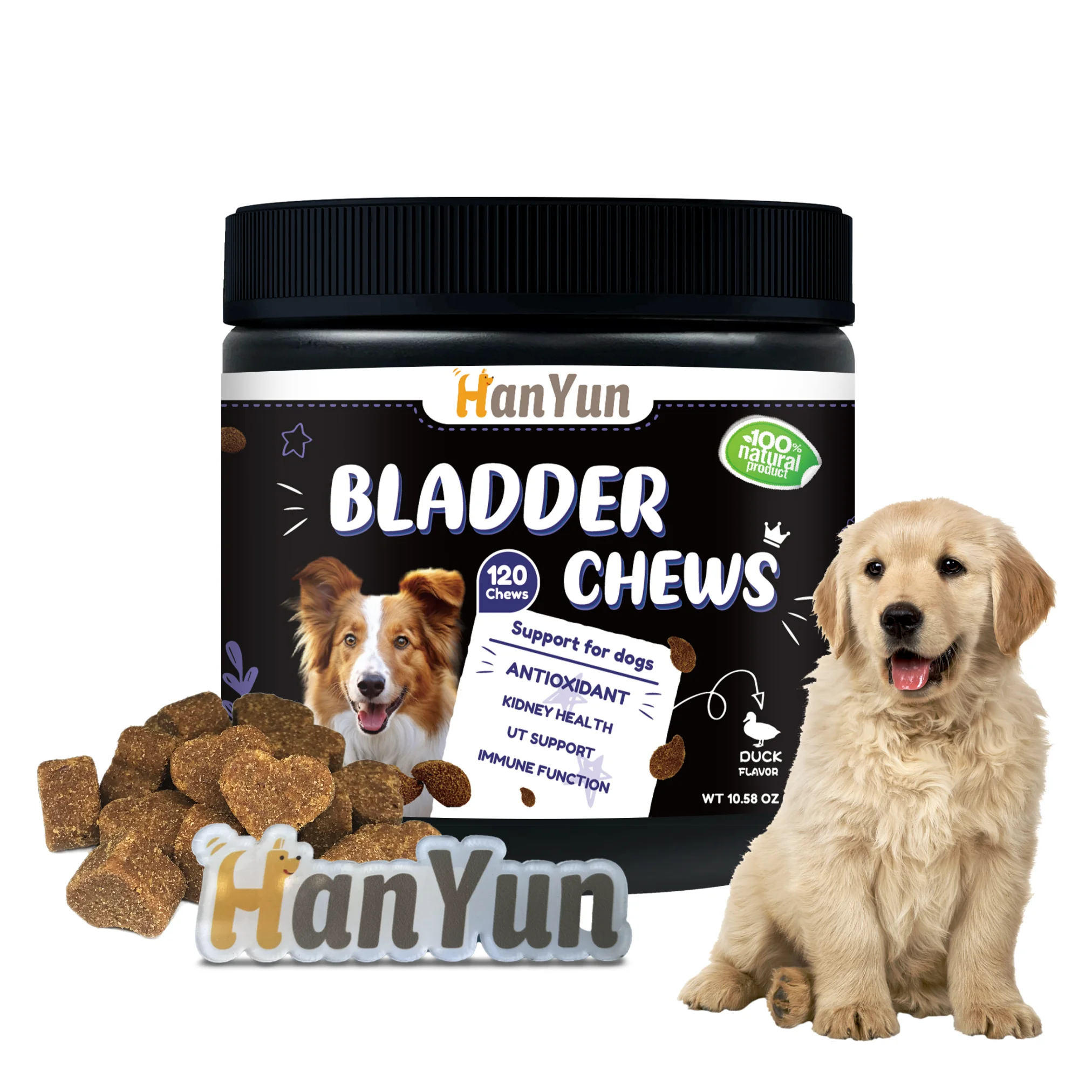 Wholesale Natural Supplement Bladder Bites Soft Chews Supports Urinary Tract Infection Treat Healthcare For Pet Dogs
