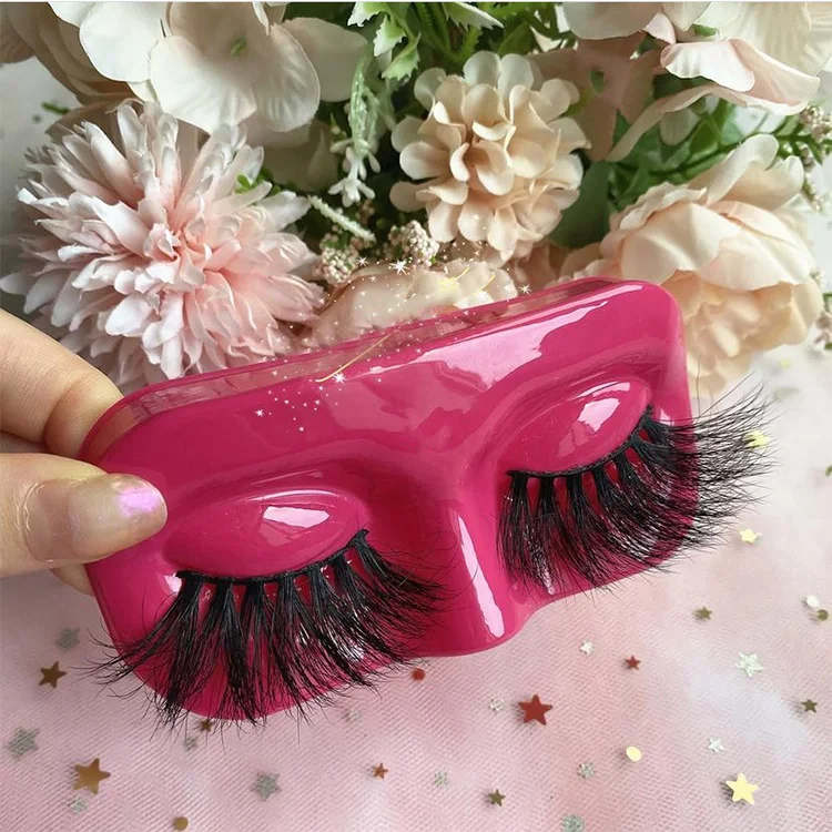 
Top Quality Own Brand Custom Eyelash Packaging Light And Flexible False Lashes 3d Silk Eyelashes 