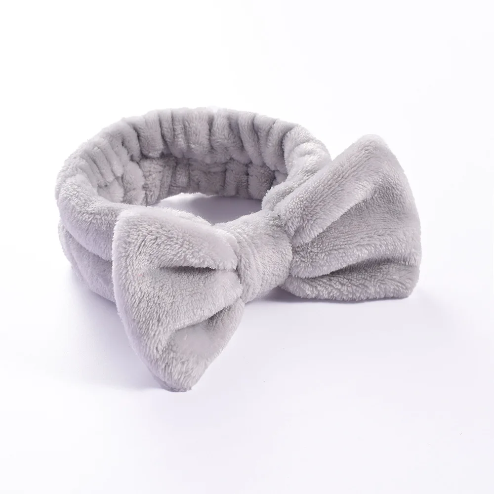 Big Girls Wet Wrist And Elastic Hair Head Bands Bow Skincare Children Hairbands Embroidered Knot Spa Headband Making Kit For Kid