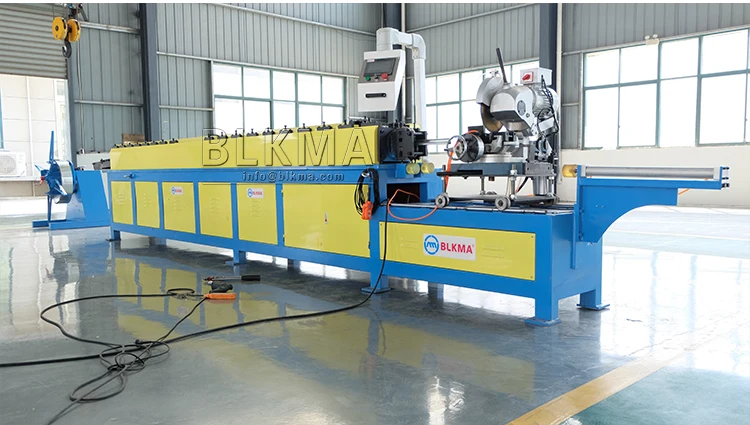 Blkma Manufactured Tdc Flange Roll Machine/Air Metal Duct Sheet Flange Forming Machine for Sale