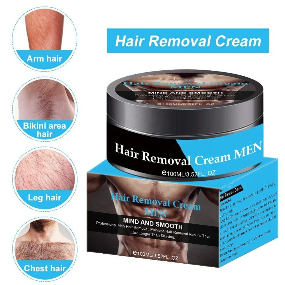 
Private Label Extra Gentle Hair Removal Cream for Sensitive Areas Hair Removal Cream For Men,Prevent Hair Growth, No Irritation 