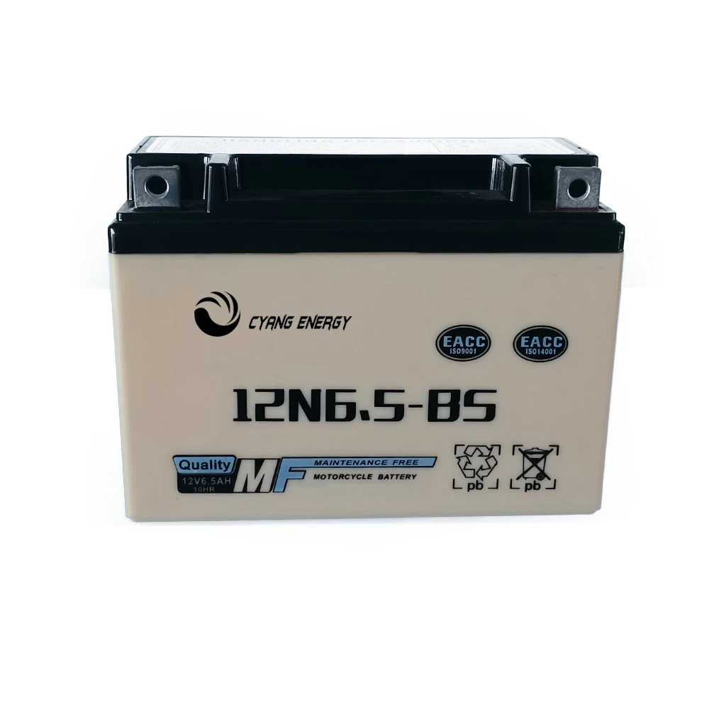 Высококачественный гель 12V6.5-3b зеленый мотоциклетный сухой аккумулятор