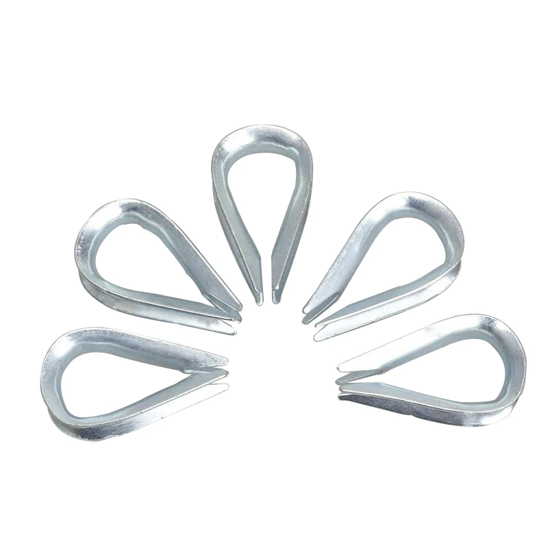 High quality heavy duty wire rope thimble hot dip galvanized steel/stainless steel thimble