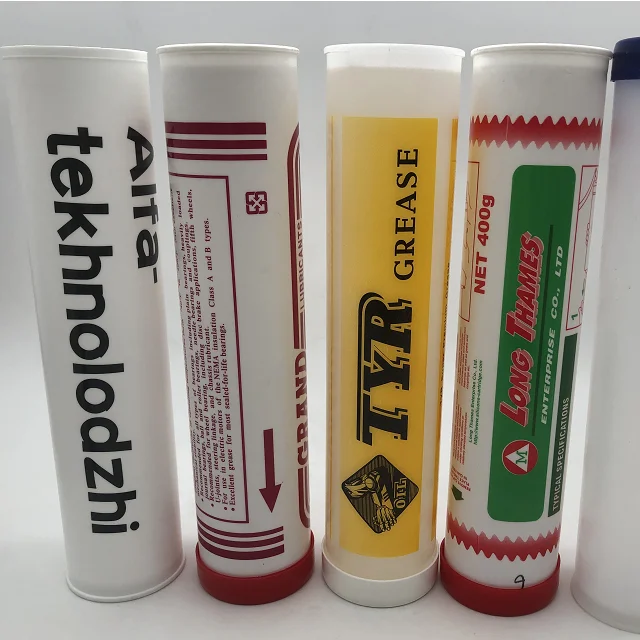 Wholesale 400g Oil Lubricant Plant Grease Tube Empty PP Grease Cartridge Tube