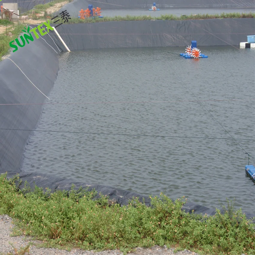 Uv stabilized shrimp fish farming pond liners protection rpe pool liners reinforced polyethylene geomembrane