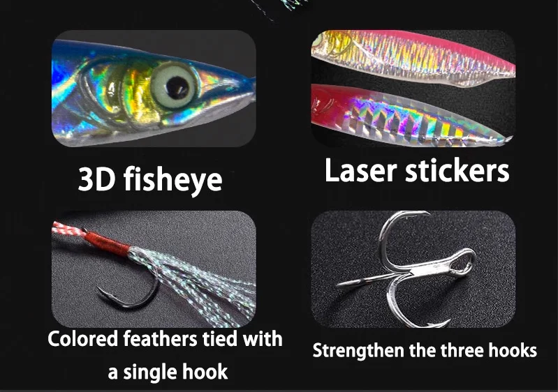 LUTAC Wholesale High Quality Slow Jigging Lure Artificial Casting Metal Jig Fishing Lures saltwater fishing jigs for sale