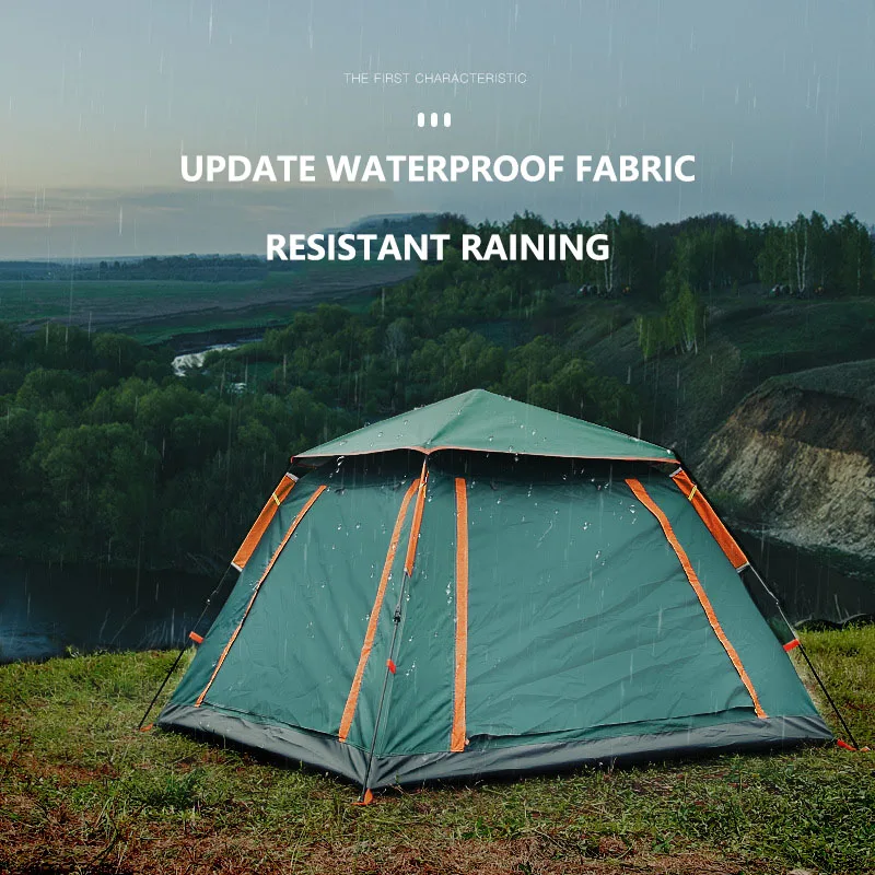 Tent manufacturers wholesale camping beach tents camping outdoor waterproof automatic tent with moisture-proof pad