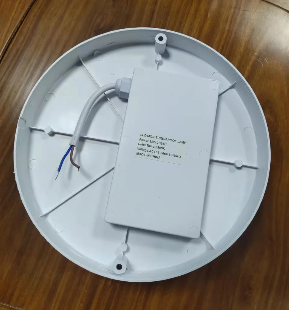 IP65 Oval & Round led Bulkhead Light plastic wall Light photoelectric control LED Moisture-Proof Lamp