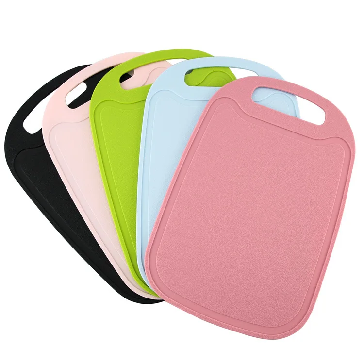 Hot Sale Extra Thick Plastic with Non - Slip Textured Grip  Cutting Board Mat Set