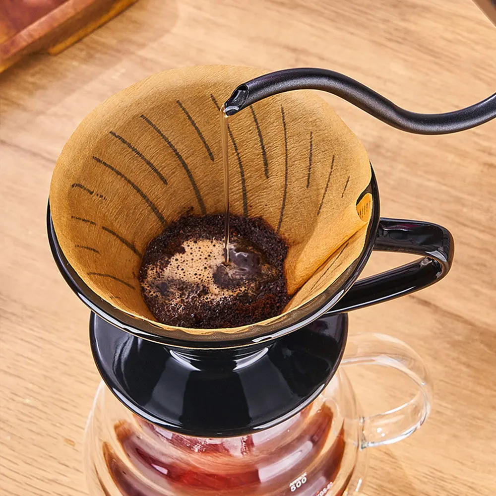 Espresso Pour Over Coffee Maker Cup Ceramic Coffee Dripper Drip Filter Cup