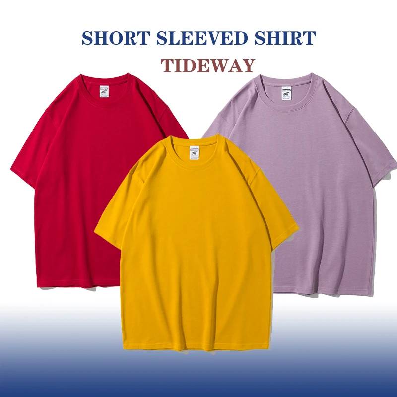 LS Supplier Oversize Custom Logo New T-shirts Unisex Vintage T-shirts 100% Cotton Short Sleeve Couple Tee Girl Funny Hipster