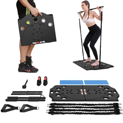 Super September Portable push up board muscle 16 In 1 Body Building Fitness Exercise Equipment System Push Up Board Home Gym