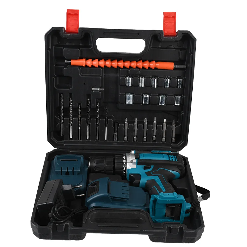 Оригинальный литий-ионный аккумулятор мощные дрели портативное электрическое зарядное устройство беспроводная дрель набор супер Ударная