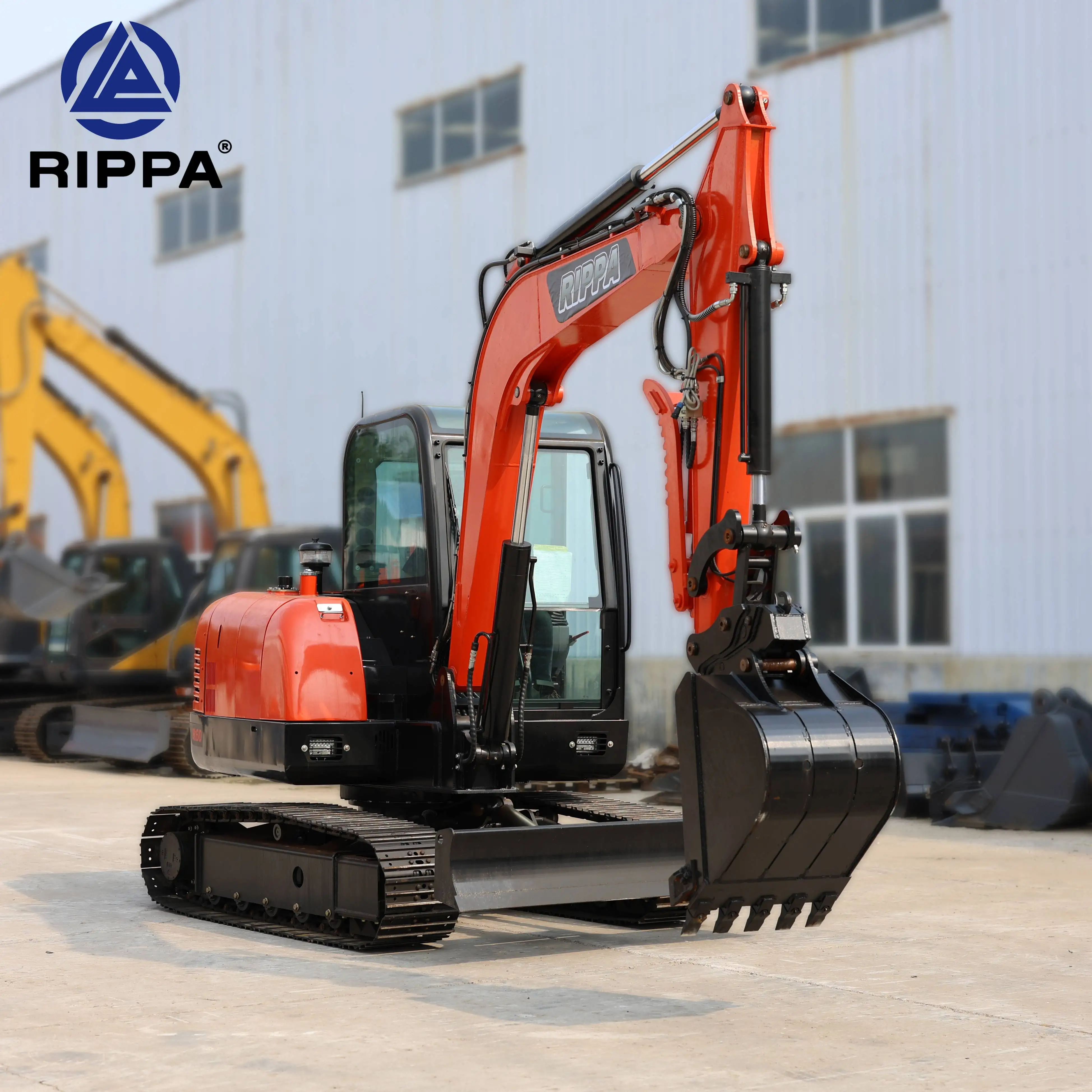 Free Shipping Hot Sale Ce/Epa Best Digger 6 Ton 8 Ton Hydraulic Thumb Crawler Mini Excavator