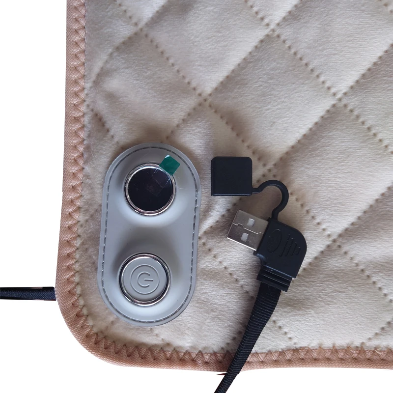 Best Selling Winter USB Heated Blanket Electric Warm Car Blanket Portable graphene heating pad