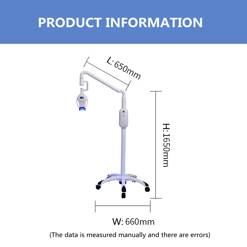 Advanced Popular portable teeth whitening lamp led light machine
