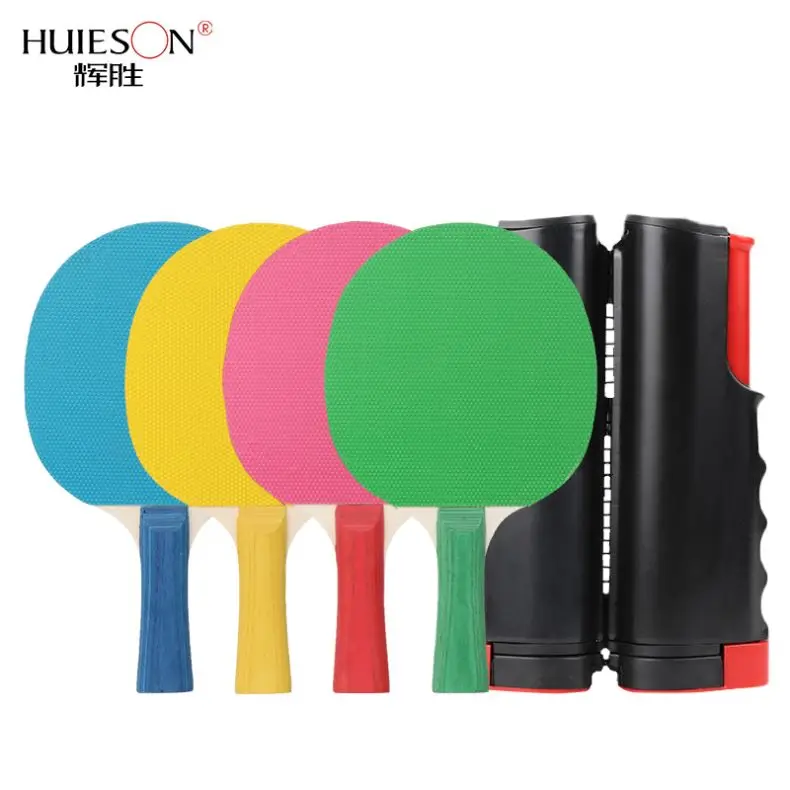Paddle table tennis bat Racket Set Balls Customized Bag Figure Wood Logo Packing Rubber Color Printing